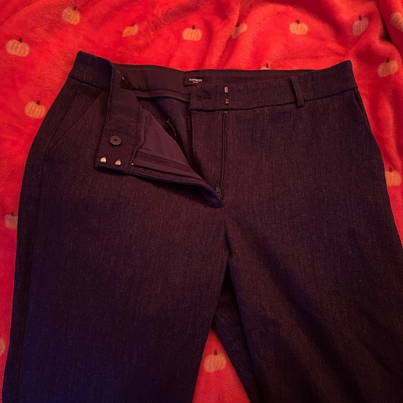 Express Editor Mid Rise Boot in Heather Blue - Picture 2 of 11